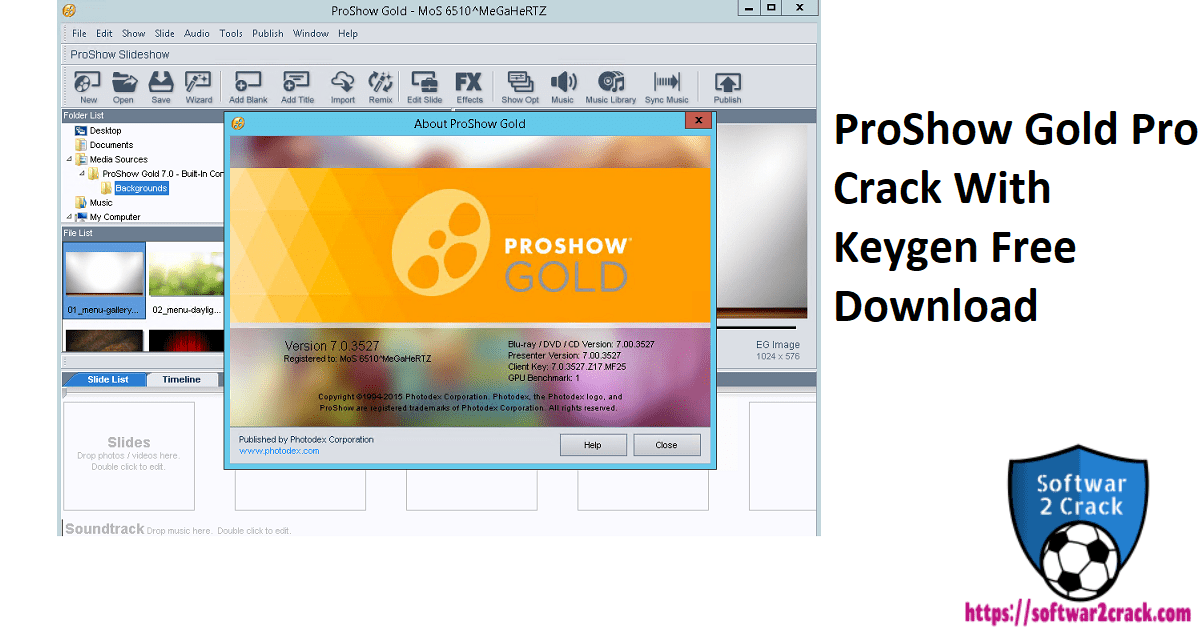 proshow gold 4.1 crack free download